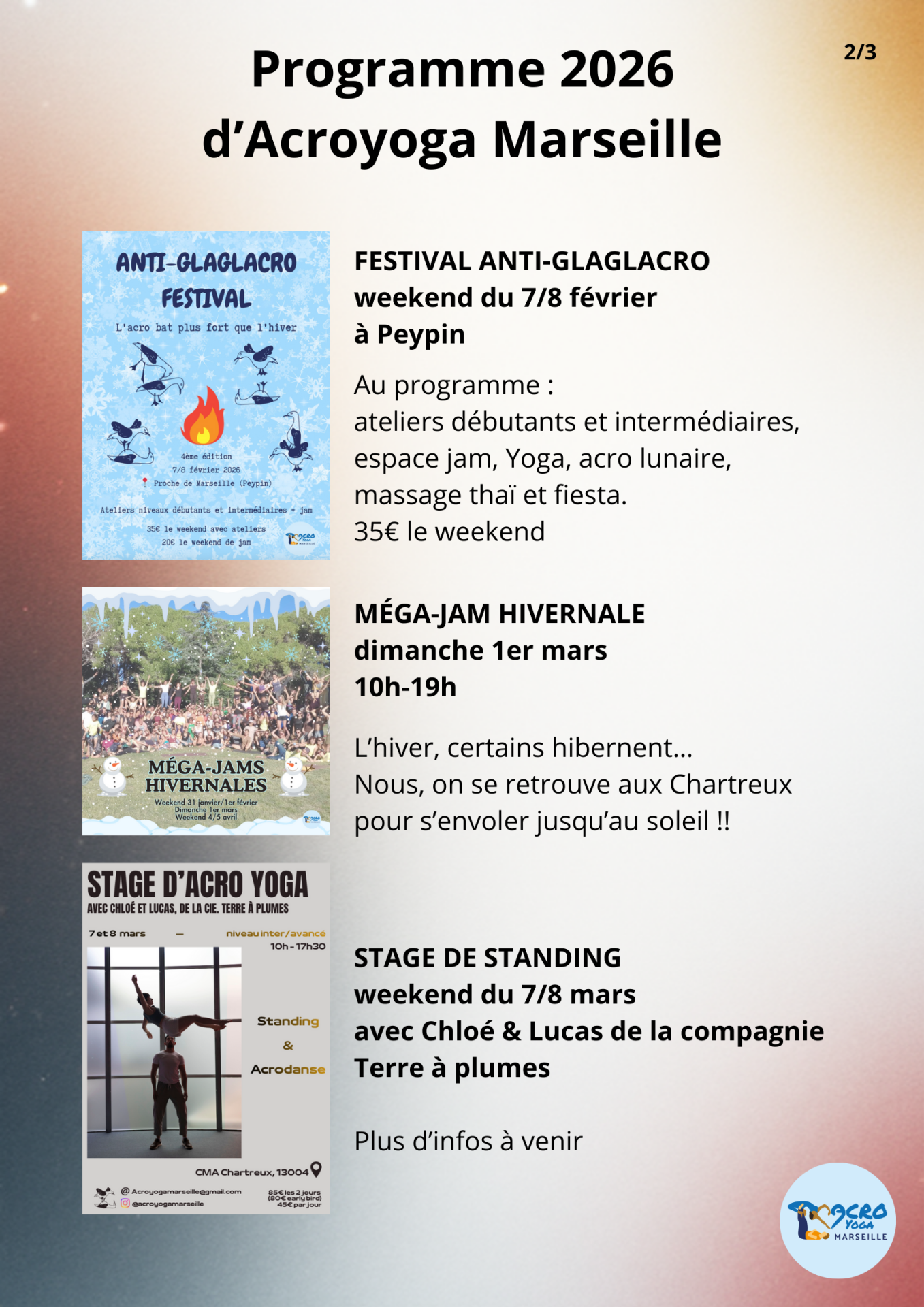 Programme aym 2026 2